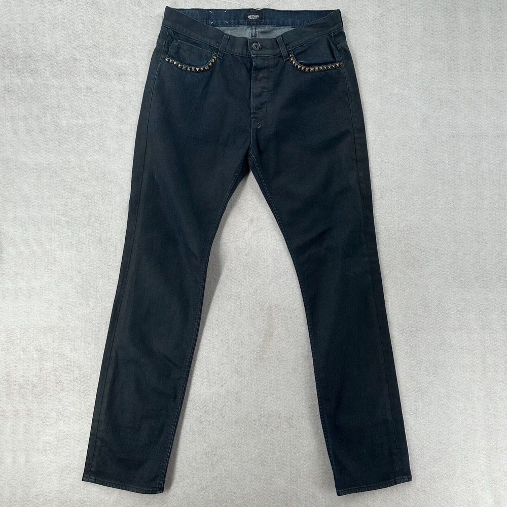 Hudson‎ Dandy Slouchy Straight Men’s Button Fly Denim Jeans Size 32X34